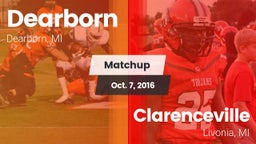 Matchup: Dearborn  vs. Clarenceville  2016