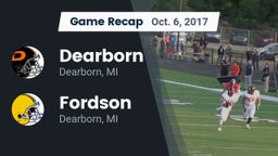 Recap: Dearborn  vs. Fordson  2017