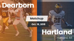 Matchup: Dearborn  vs. Hartland  2018