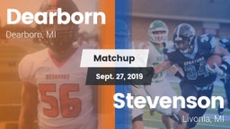 Matchup: Dearborn  vs. Stevenson  2019