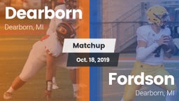 Matchup: Dearborn  vs. Fordson  2019