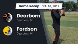 Recap: Dearborn  vs. Fordson  2019