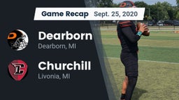 Recap: Dearborn  vs. Churchill  2020