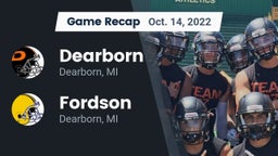 Recap: Dearborn  vs. Fordson  2022