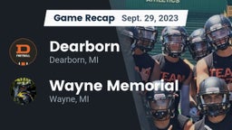 Recap: Dearborn  vs. Wayne Memorial  2023
