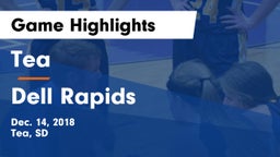 Tea  vs Dell Rapids  Game Highlights - Dec. 14, 2018