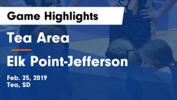 Tea Area  vs Elk Point-Jefferson  Game Highlights - Feb. 25, 2019