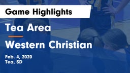 Tea Area  vs Western Christian  Game Highlights - Feb. 4, 2020