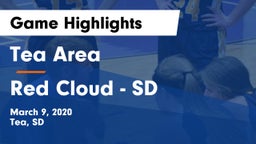 Tea Area  vs Red Cloud  - SD Game Highlights - March 9, 2020