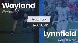 Matchup: Wayland  vs. Lynnfield  2017