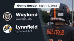 Recap: Wayland  vs. Lynnfield  2018