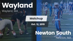 Matchup: Wayland  vs. Newton South  2019