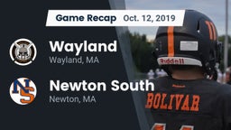 Recap: Wayland  vs. Newton South  2019