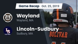 Recap: Wayland  vs. Lincoln-Sudbury  2019