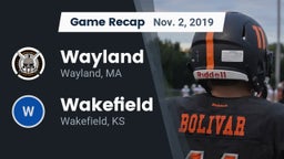Recap: Wayland  vs. Wakefield  2019