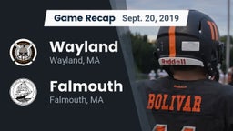 Recap: Wayland  vs. Falmouth  2019