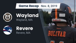 Recap: Wayland  vs. Revere  2019