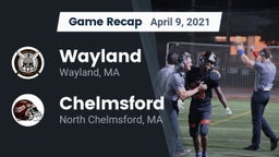 Recap: Wayland  vs. Chelmsford  2021