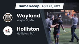 Recap: Wayland  vs. Holliston  2021