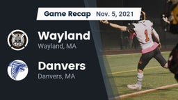 Recap: Wayland  vs. Danvers  2021