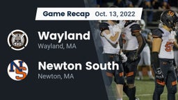 Recap: Wayland  vs. Newton South  2022