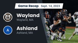 Recap: Wayland  vs. Ashland  2023