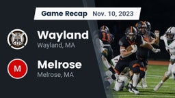 Recap: Wayland  vs. Melrose  2023