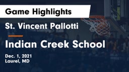 St. Vincent Pallotti  vs Indian Creek School Game Highlights - Dec. 1, 2021