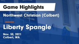 Northwest Christian  (Colbert) vs Liberty Spangle Game Highlights - Nov. 30, 2021