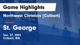 Northwest Christian  (Colbert) vs St. George  Game Highlights - Jan. 27, 2022