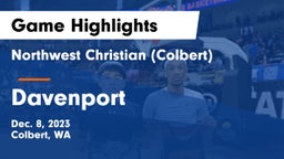 Northwest Christian  (Colbert) vs Davenport  Game Highlights - Dec. 8, 2023