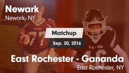 Matchup: Newark  vs. East Rochester - Gananda 2016