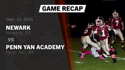 Recap: Newark  vs. Penn Yan Academy  2015