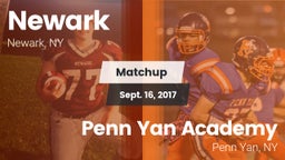 Matchup: Newark  vs. Penn Yan Academy  2017