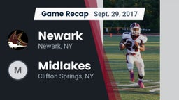 Recap: Newark  vs. Midlakes  2017