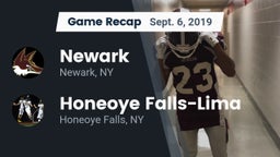 Recap: Newark  vs. Honeoye Falls-Lima  2019