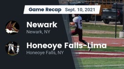 Recap: Newark  vs. Honeoye Falls-Lima  2021