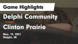 Delphi Community  vs Clinton Prairie  Game Highlights - Nov. 19, 2021