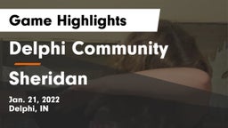 Delphi Community  vs Sheridan  Game Highlights - Jan. 21, 2022