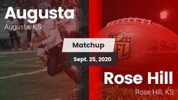 Matchup: Augusta  vs. Rose Hill  2020