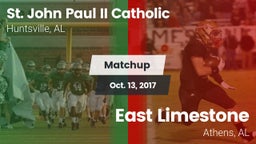 Matchup: Pope John Paul II vs. East Limestone  2017