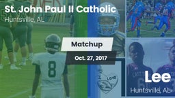 Matchup: Pope John Paul II vs. Lee  2017