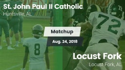 Matchup: Pope John Paul II vs. Locust Fork  2018