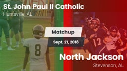 Matchup: Pope John Paul II vs. North Jackson  2018