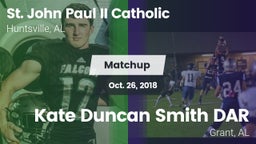 Matchup: Pope John Paul II vs. Kate Duncan Smith DAR  2018