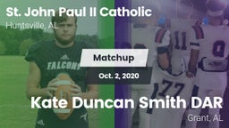 Matchup: Pope John Paul II vs. Kate Duncan Smith DAR  2020