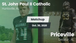 Matchup: Pope John Paul II vs. Priceville  2020