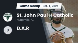 Recap: St. John Paul II Catholic  vs. D.A.R 2021