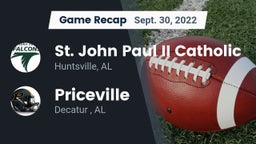 Recap: St. John Paul II Catholic  vs. Priceville  2022