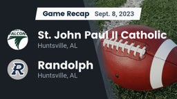 Recap: St. John Paul II Catholic  vs. Randolph  2023